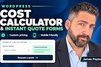 create a custom price calculator or quote form in wordpress