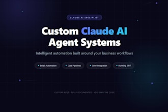 build a custom claude ai agent to automate your business workflows