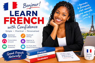 teach you how to write french