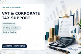 provide uae vat and corporate tax accounting support