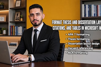 format thesis and dissertation layout citations and tables in microsoft word
