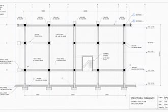 create structural drawings and structural plans for residential construction