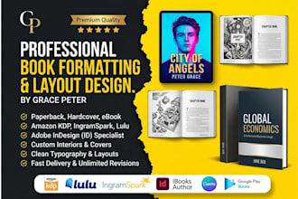 do adobe indesign bookformatting magazine layout brochure design amazon kdp book