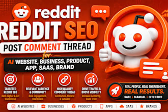 do reddit social media marketing GEO for website ai business brand app promotion