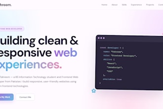 build responsive websites with HTML,CSS and javascript
