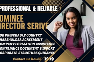 provide world wide nominee director service for company formation
