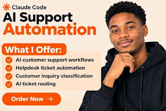 build claude code ai customer support helpdesk automation ticket workflow system