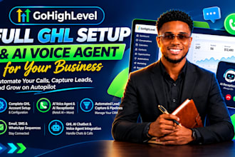 build a gohighlevel ai receptionist and voice agent