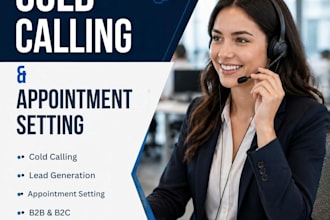 do b2b b2c cold caller setter appointment
