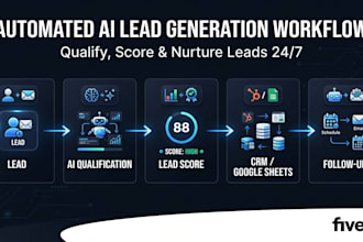 build an ai lead gen and qualification automation with n8n