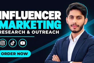influencer research and outreach for influencer marketing campaign