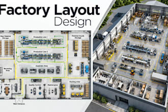 design factory layout architecture production floor industrial facility planning