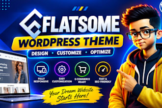 design ecommerce site using flatsome blocksy woodmart kadence and oceanwp theme