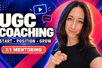 coach you to start and grow as a successful ugc creator
