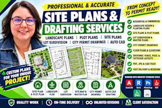 create city permit drawings, site plans, and permit ready construction plans