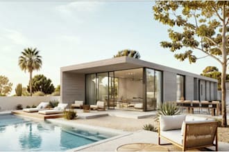 create photorealistic 3d exterior renders