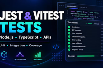 add jest tests to your node js or typescript project