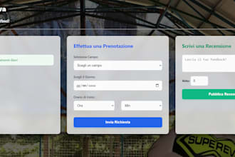 provide a complete sports facility and turf booking web application