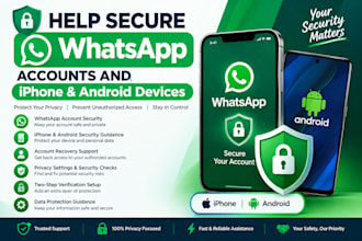 help secure whatsapp accounts and iphone and android devices