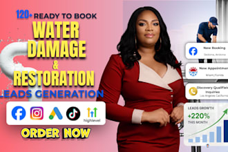 water damage leads water restoration mold remediation leads facebook google ads