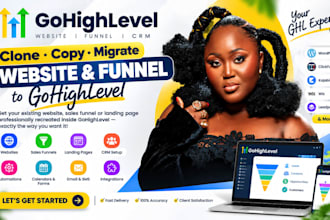 clone go highlevel website copy duplicate or migrate sales funnel professionally