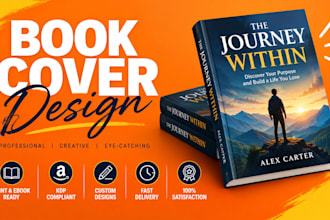 book cover design, ebook cover, kdp book cover