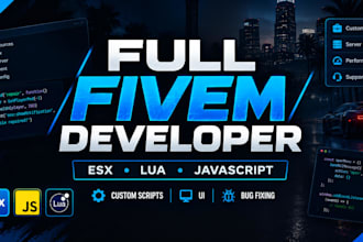 develop and customize your fivem esx server