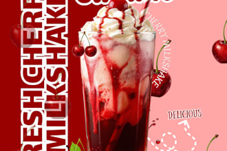 create professional food and drink advertising flyers