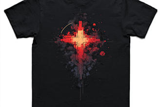create custom christian tshirt design for you