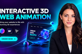 create interactive 3d spline hero section for your website