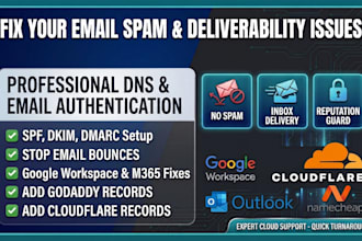 fix spf dkim dmarc records and resolve email spam issues