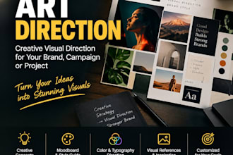 create professional art direction for your brand