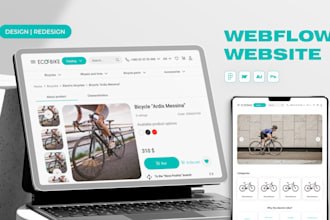 design or redesign your website on webflow