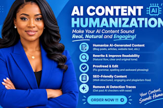 humanize ai content, rewrite, edit, and proofread ai writing
