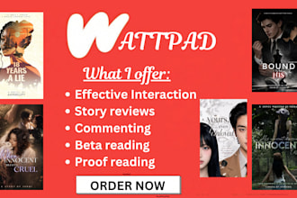read review and comment on your wattpad inkitt ao3 or royal road story
