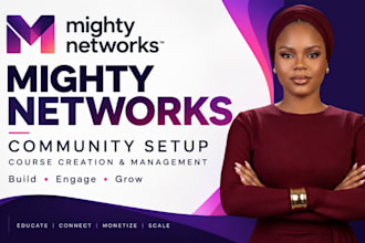 mighty networks community setup mighty network online course membership website