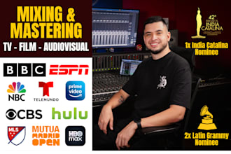 mix and master your music for film, TV and audiovisuals