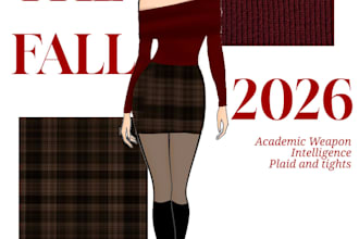 create custom fashion illustrations and outfit concepts