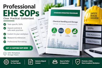 write professional ehs sops for your workplace
