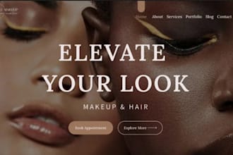design squarespace makeup artist website makeup studio beauty artist website
