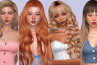 create custom sims for sim contents, sim 4, cc