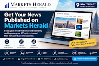 publish your news on markets herald and premium media outlet