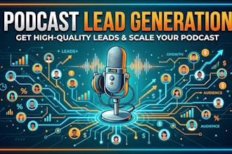 find targeted podcast opportunities and build a verified podcast lead list