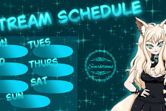 make schedule sheets for cheap