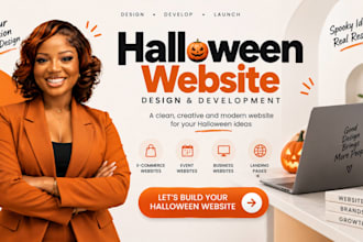 halloween shopify store halloween website design halloween dropshipping store