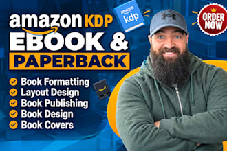 deliver a professional ebook and paperback layout formatting