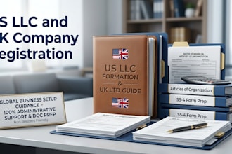 guide you through US llc registration and UK company setup