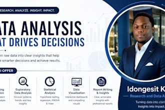 do statistical data analysis in spss, stata, eviews, excel, python, tableau
