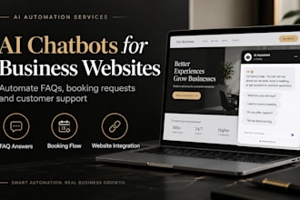build an ai chatbot for your business website