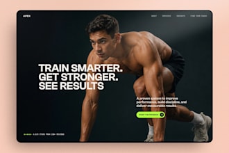 build a modern framer fitness landing page